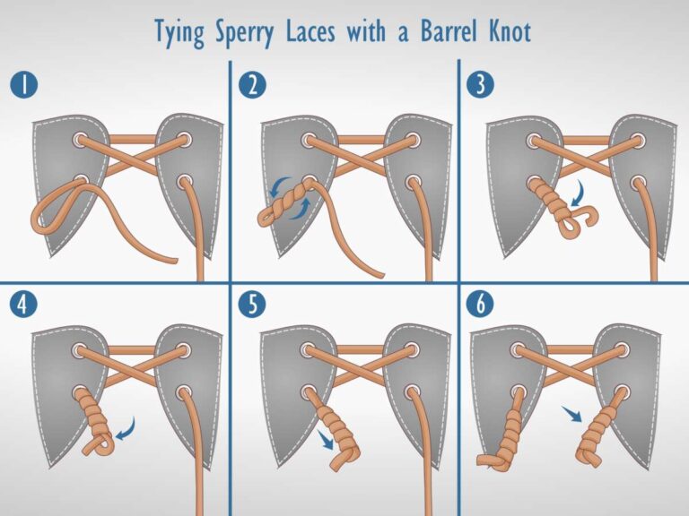 How To Tie Sperry Shoes