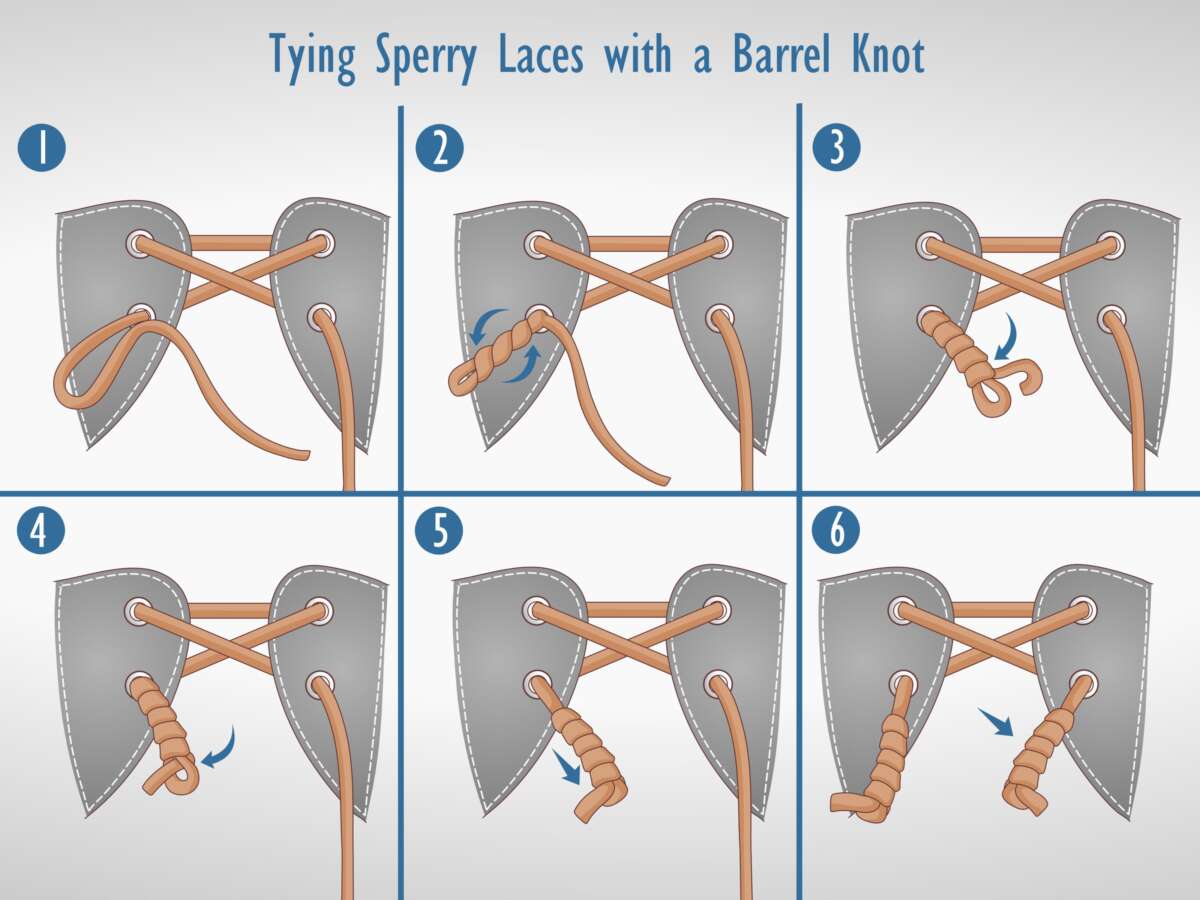 How To Tie Sperry Shoes