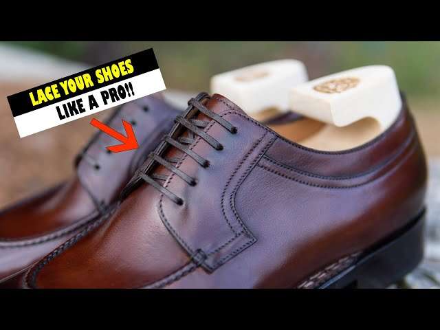How To Lace Dress Shoes