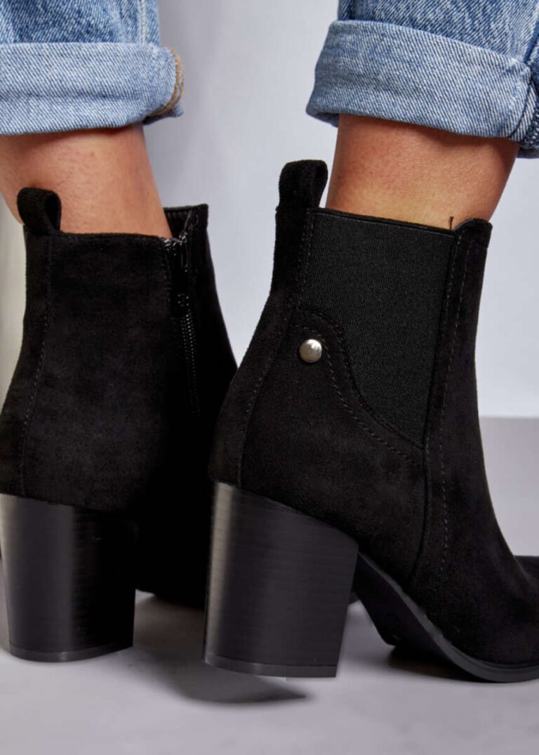 What To Wear With Black Heeled Ankle Boots