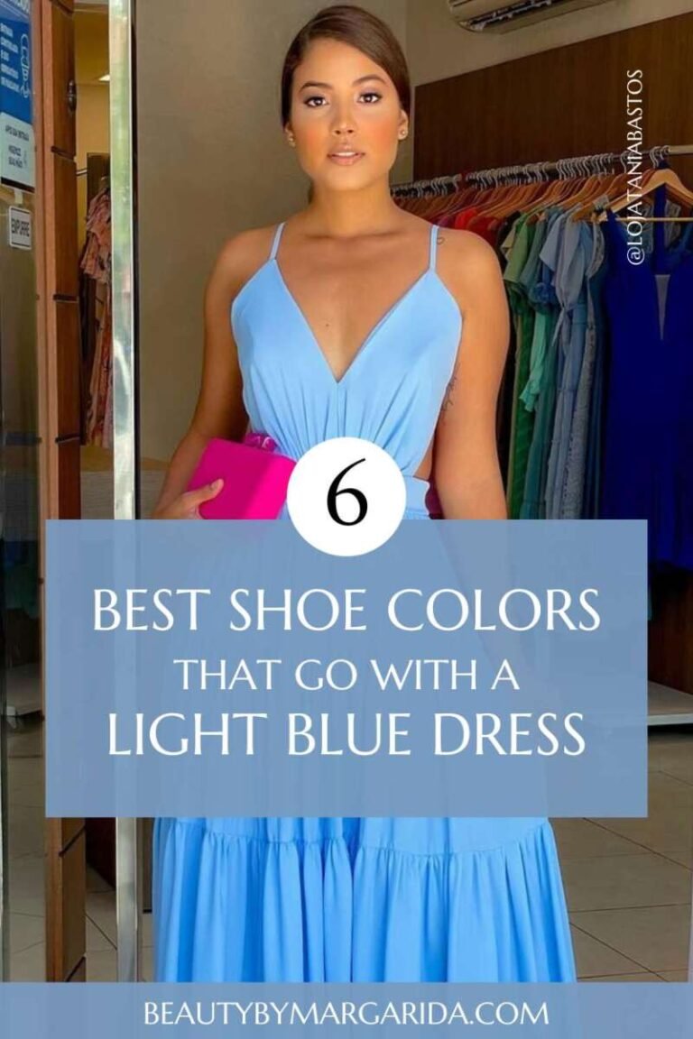 What Colour Shoes With Light Blue Dress