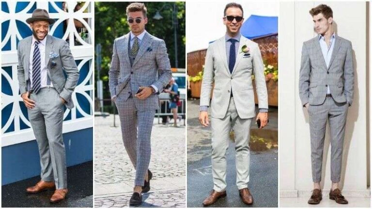 What Color Shoes With Light Gray Suit