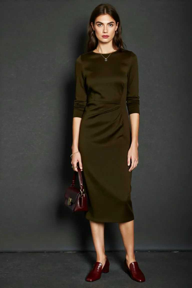 What Color Shoes To Wear With Olive Green Dress