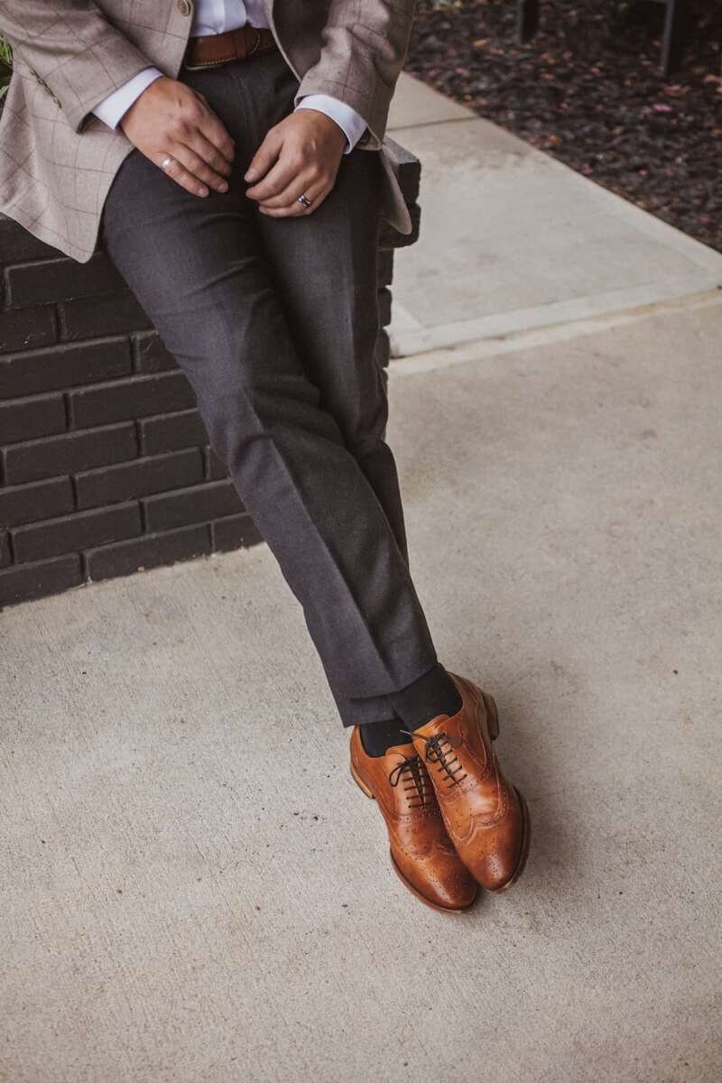 What Color Slacks With Brown Shoes