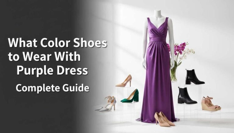 What Color Shoes Go With A Purple Dress