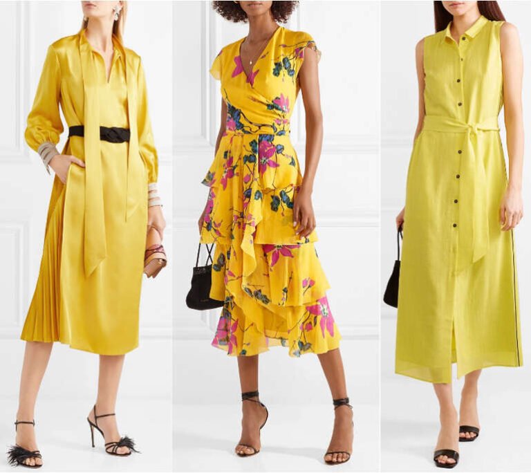 What Colour Shoes Go With A Yellow Dress