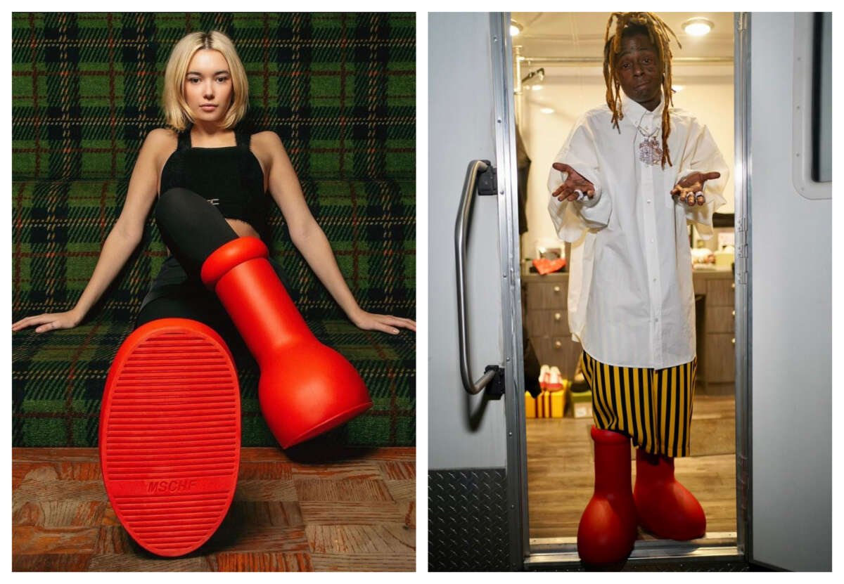 What Are The Big Red Boots Based On