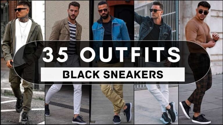 How To Wear Black Leather Sneakers Men